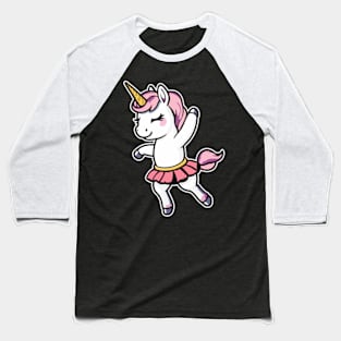 Dancing Unicorn Baseball T-Shirt